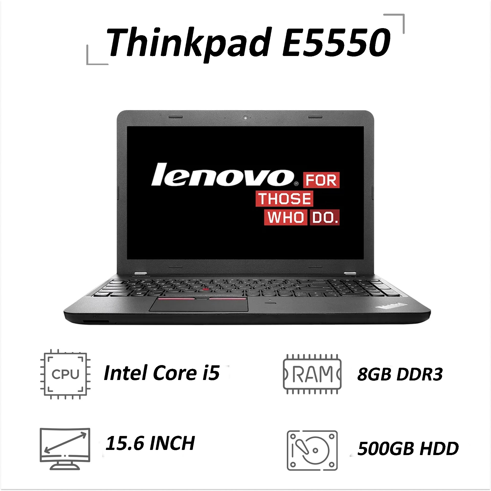لپ تاپ استوک لنوو مدل ThinkPad E550 پردازنده i5 نسل 5