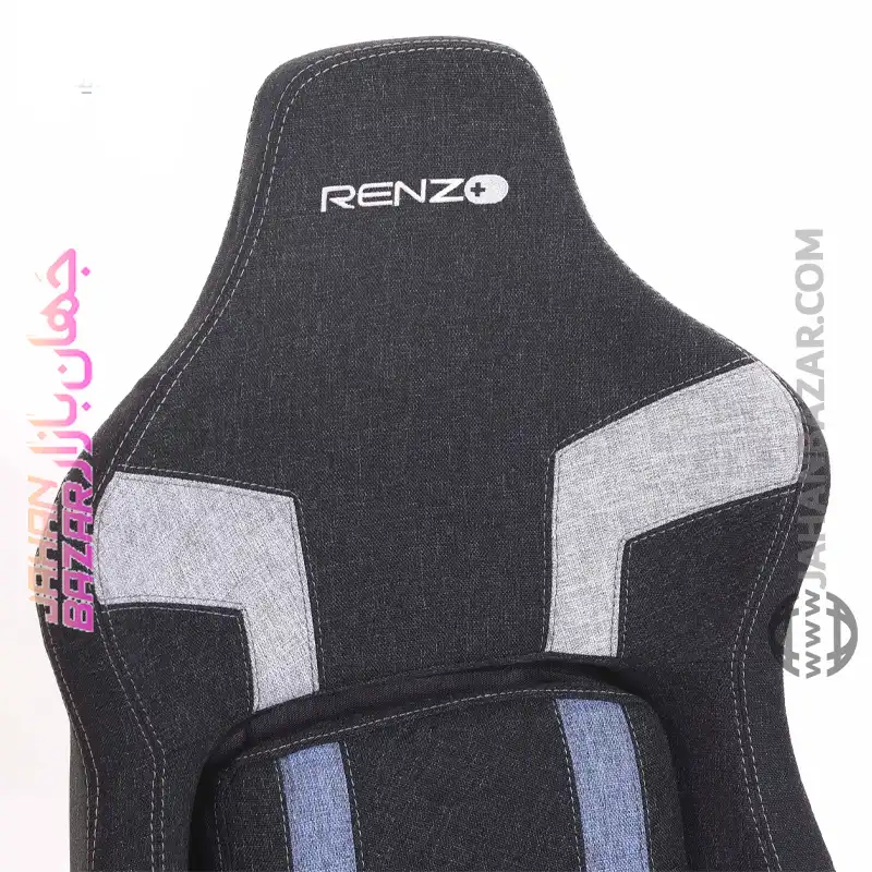 صندلی گیمینگ Renzo رنزو رویال مدل Dynamic FABRIC Blue - Image 3