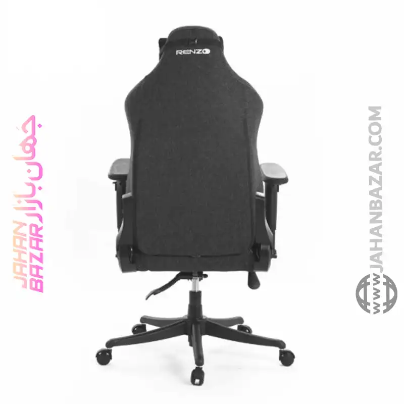 صندلی گیمینگ Renzo رنزو رویال مدل Dynamic FABRIC Blue - Image 4