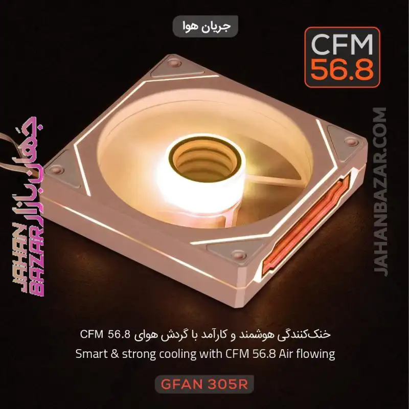 فن کیس گیمینگ تسکو پکیج سه عددی مدل Skadi Lux GFan 305R - Image 10