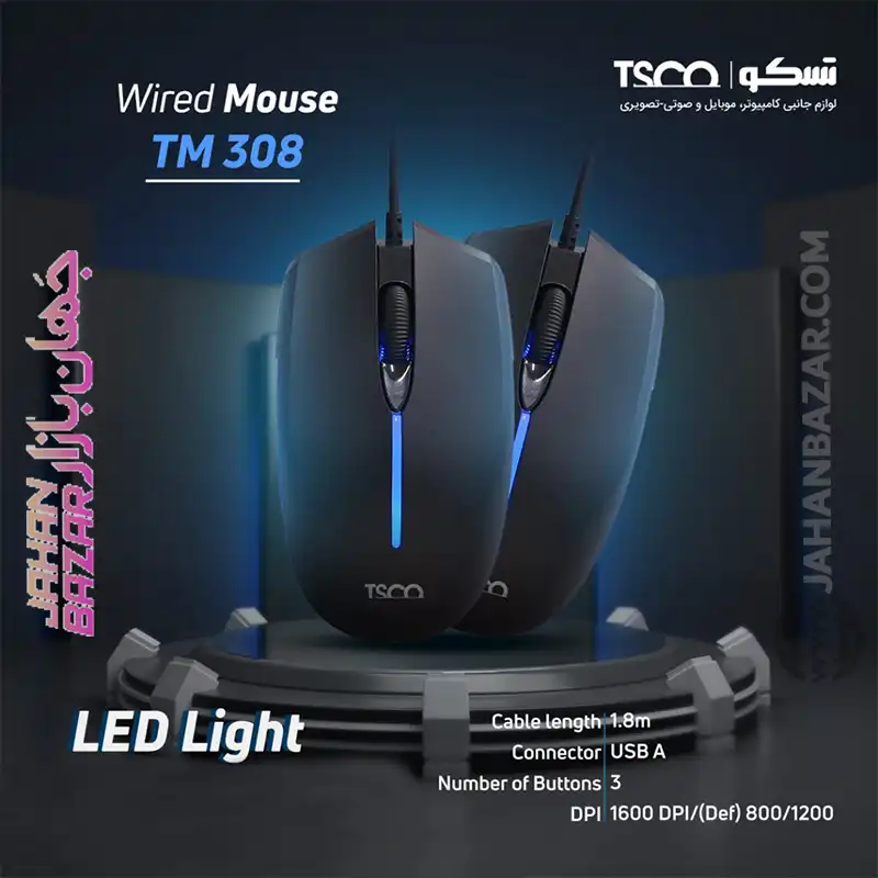 ماوس تسکو مدل TM 308 - Image 6