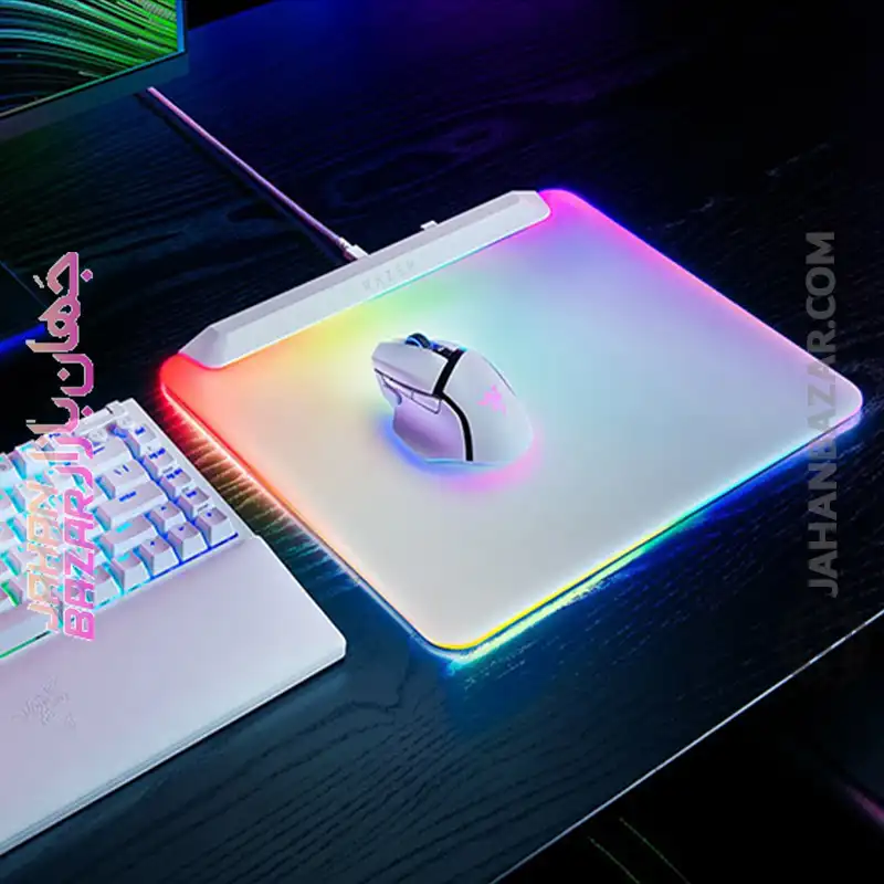 ماوس پد گیمینگ ریزر Razer مدل Firefly V2 Pro رنگ سفید - Image 3