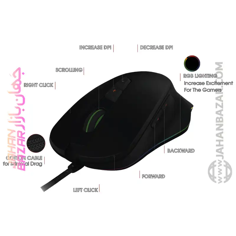 ماوس گیمینگ تسکو مدل GM 788 - Image 8