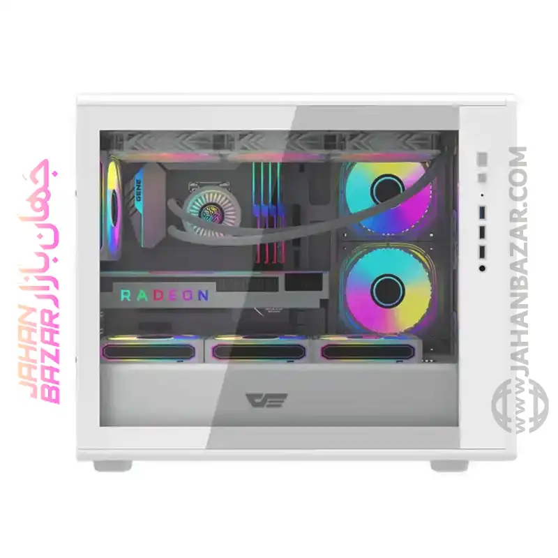 کیس کامپیوتر دارک فلش DB460M M-ATX WH - Image 6