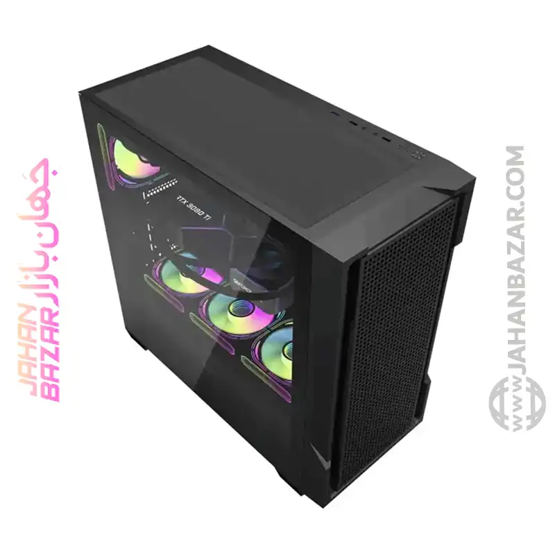 کیس کامپیوتر دارک فلش DS900 Mesh ATX - Image 3