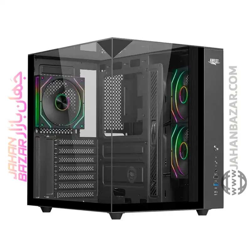 کیس گیمینگ اوست AWEST مدل AQ15 TG B