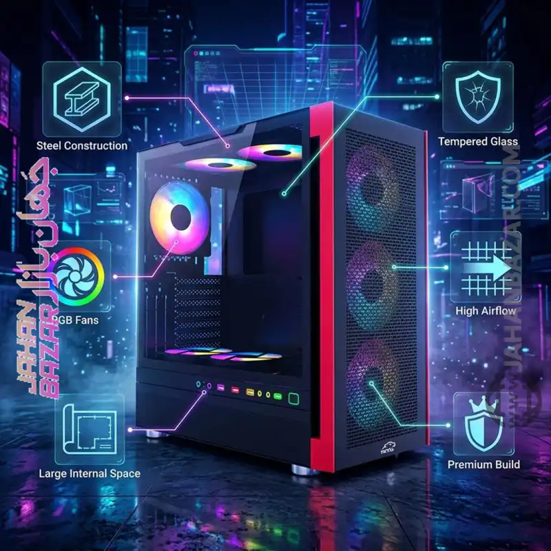 کیس گیمینگ تسکو TSCO مدل GC 4494 - Image 3